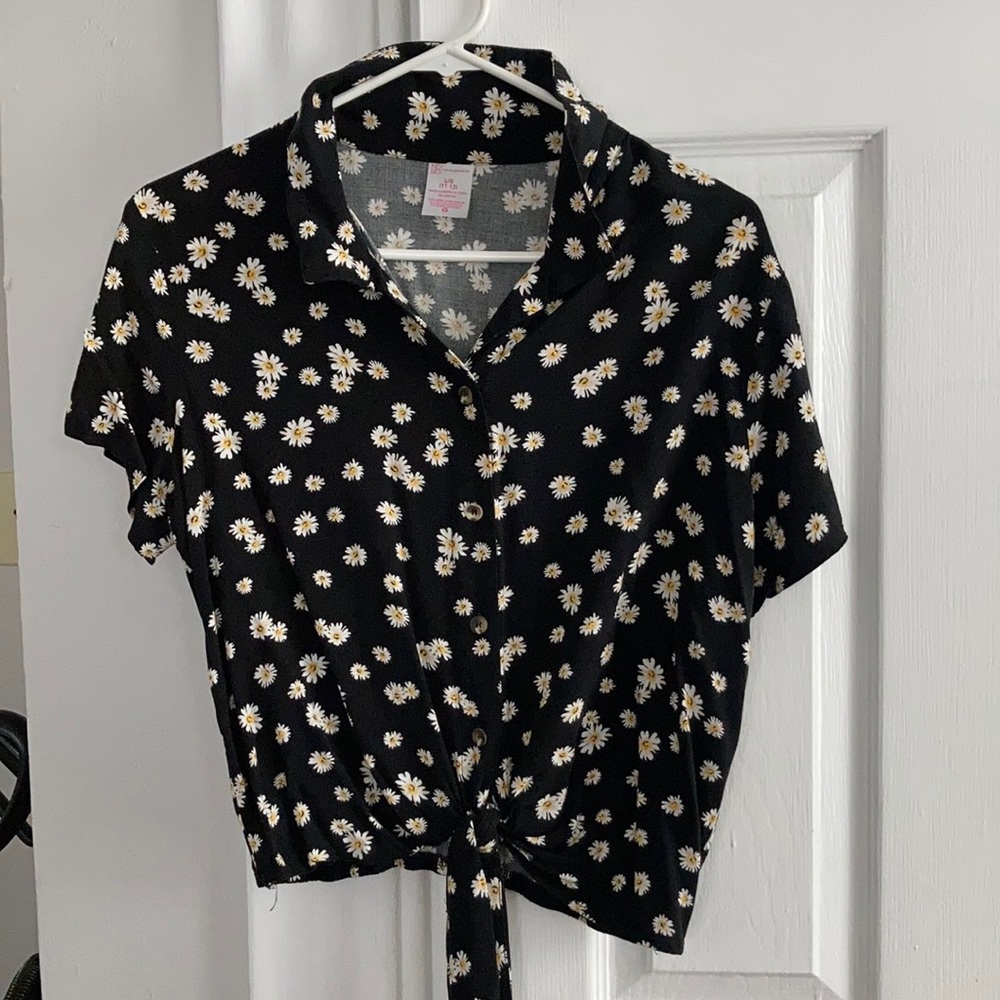 Sunflower print shirt